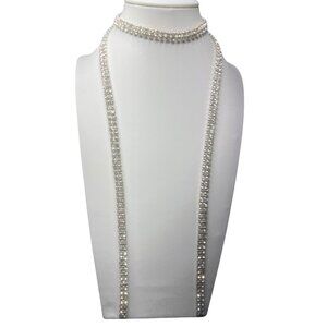 Vintage ca. 1950s Rhinestone Lariat